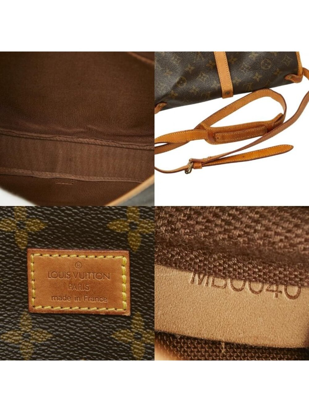 Louis Vuitton Monogram Saumur 30 Crossbody Shoulder Bag Brown Leather 1 - Picture 10 of 10